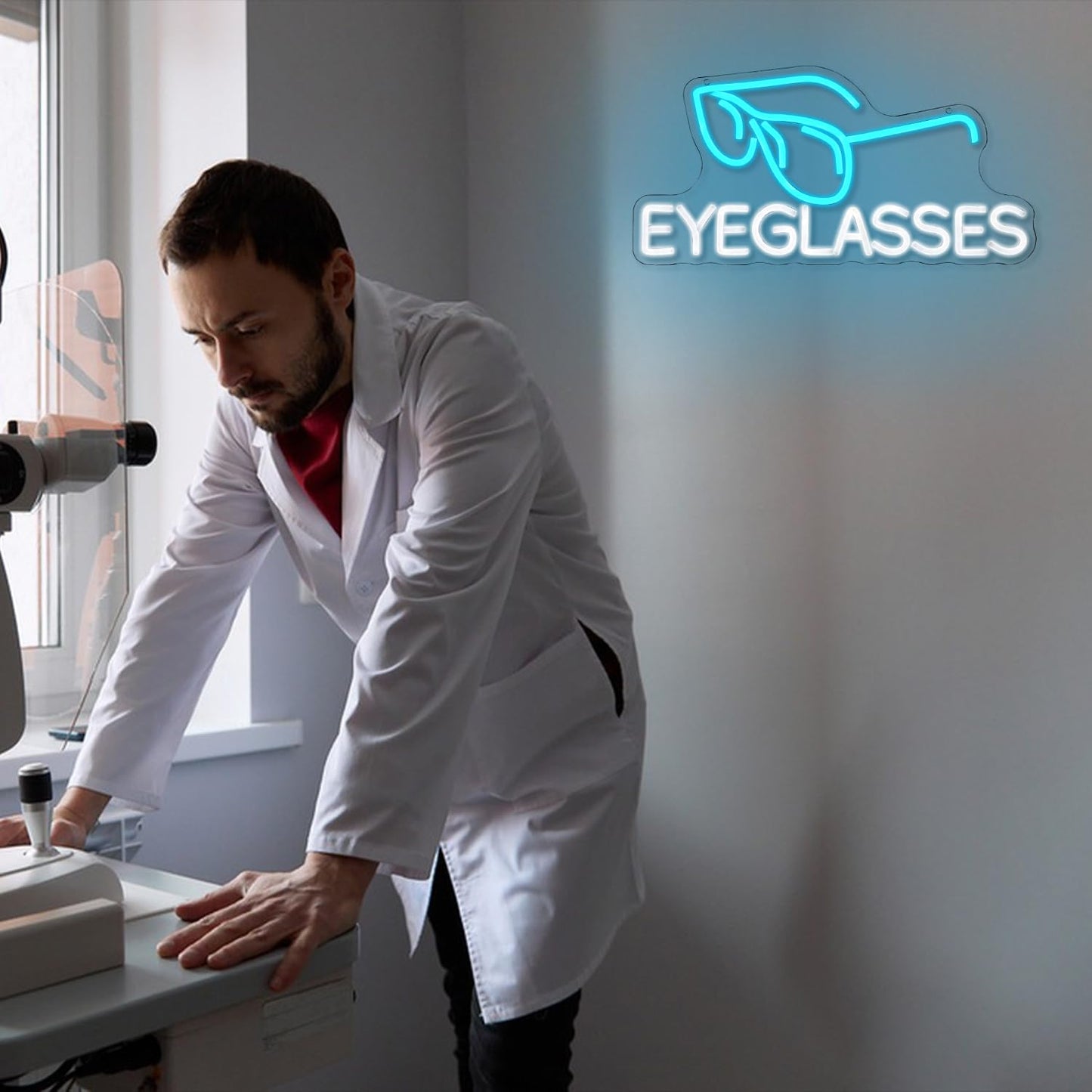 Eyeglasses Neon Sign(16.9"*8.4")