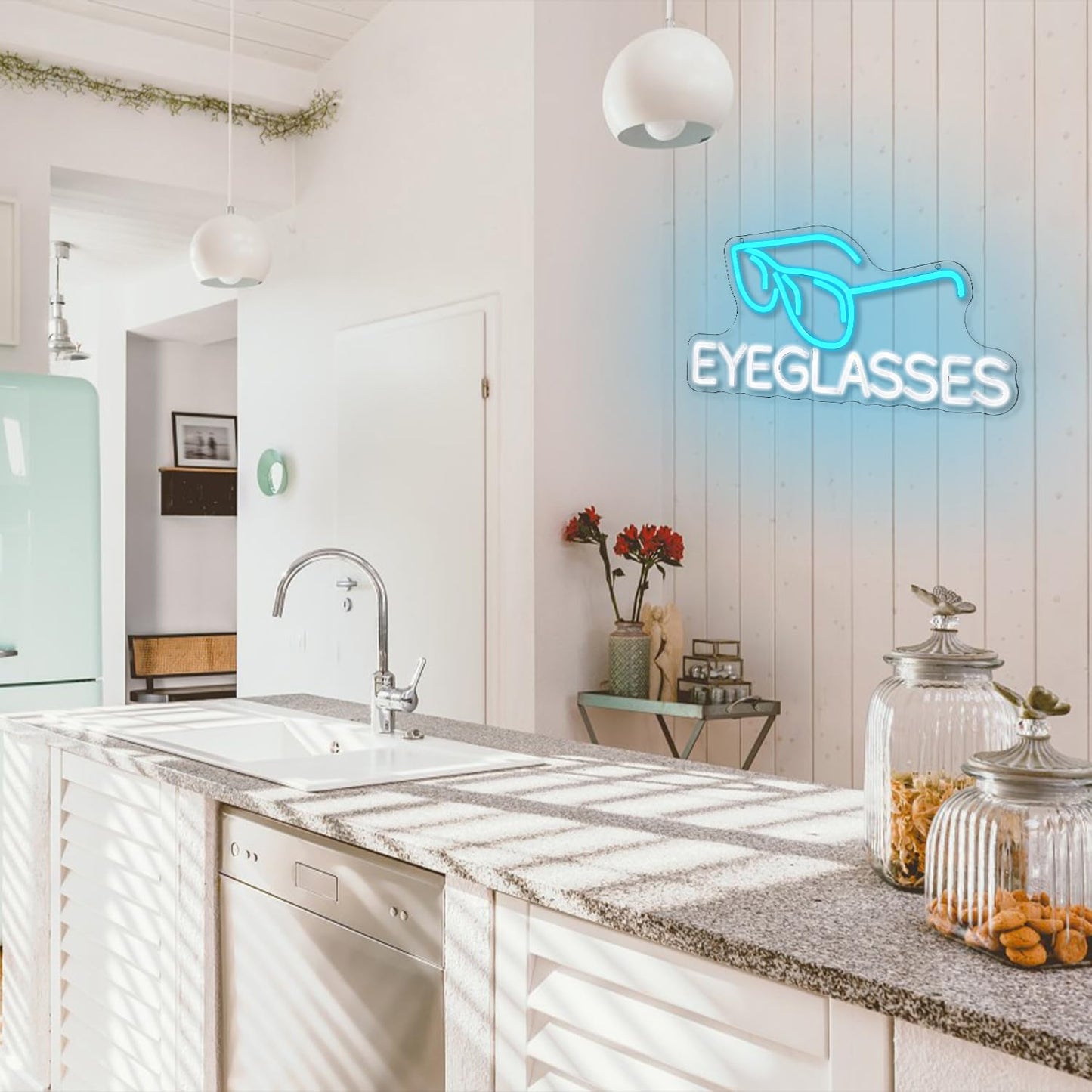 Eyeglasses Neon Sign(16.9"*8.4")
