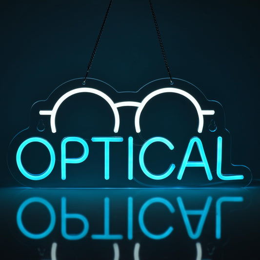 Optical Neon Sign 16.5" x 7.5"