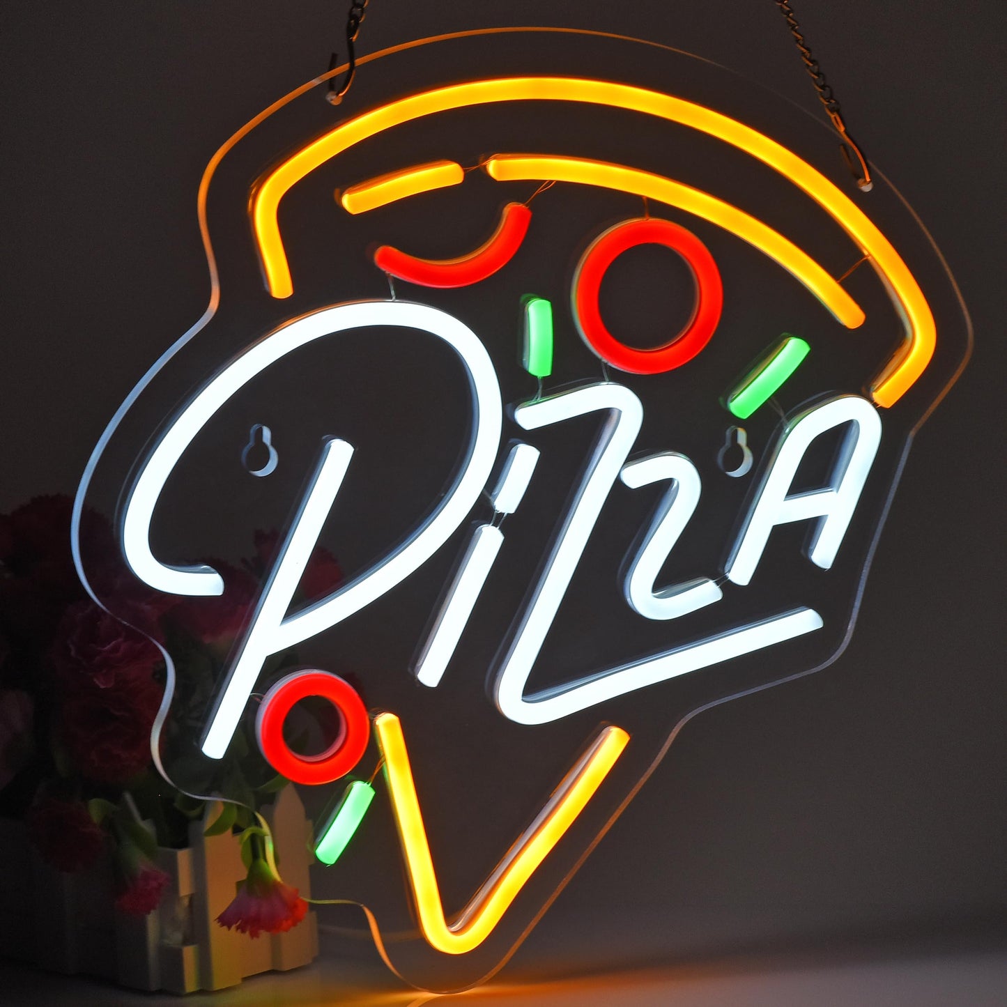 Pizza Neon Sign (16x12 inches)