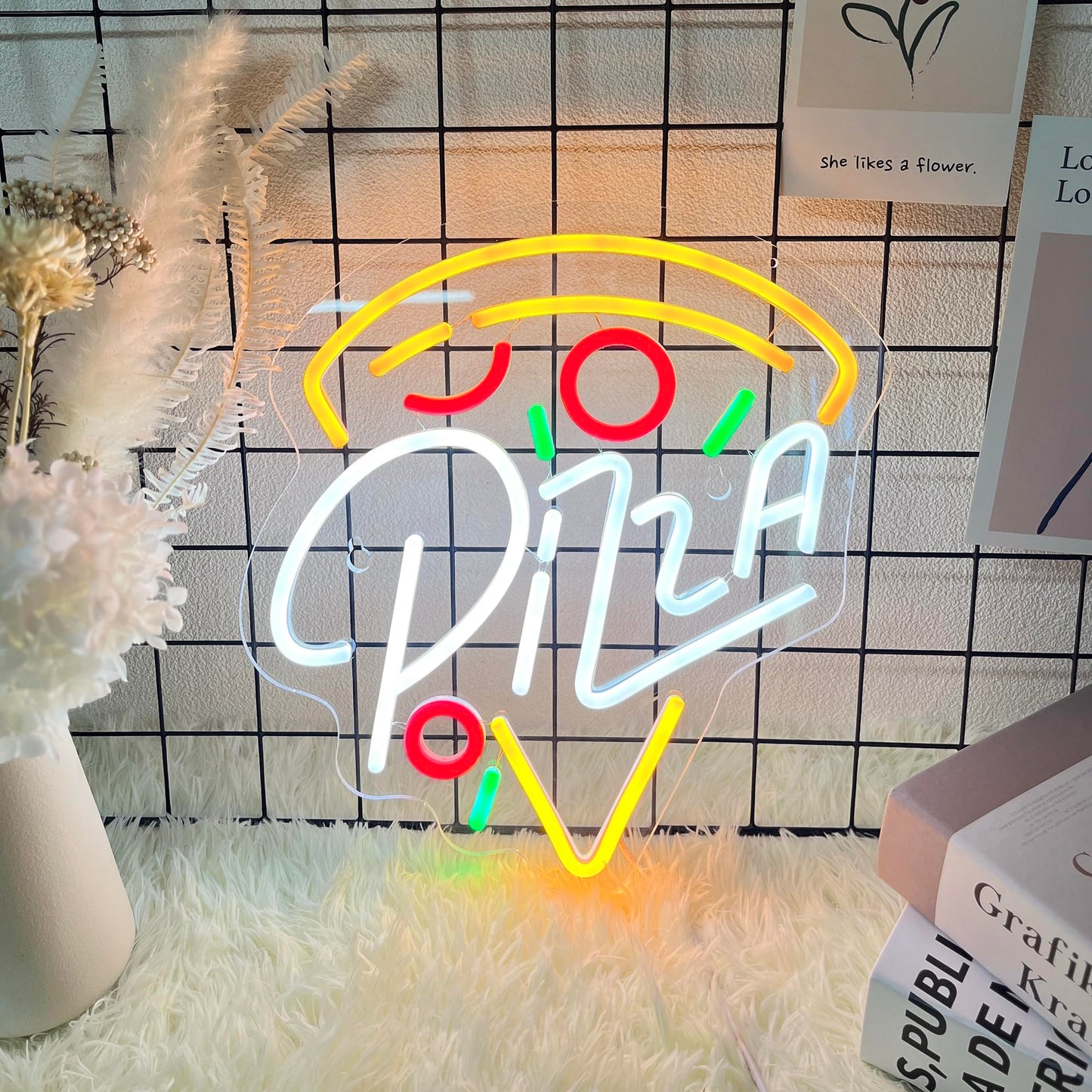 Pizza Neon Sign (16x12 inches)