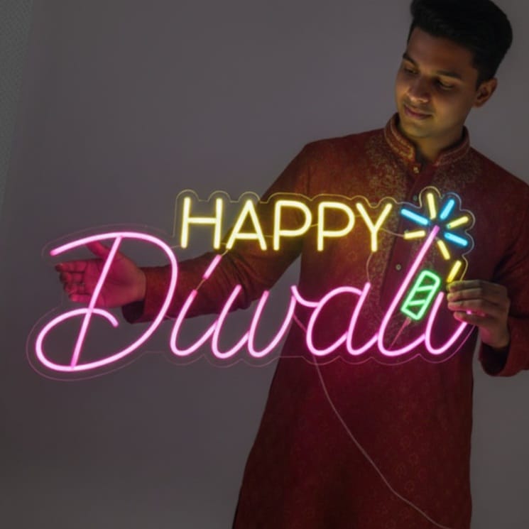 Happy Diwali Neon sign