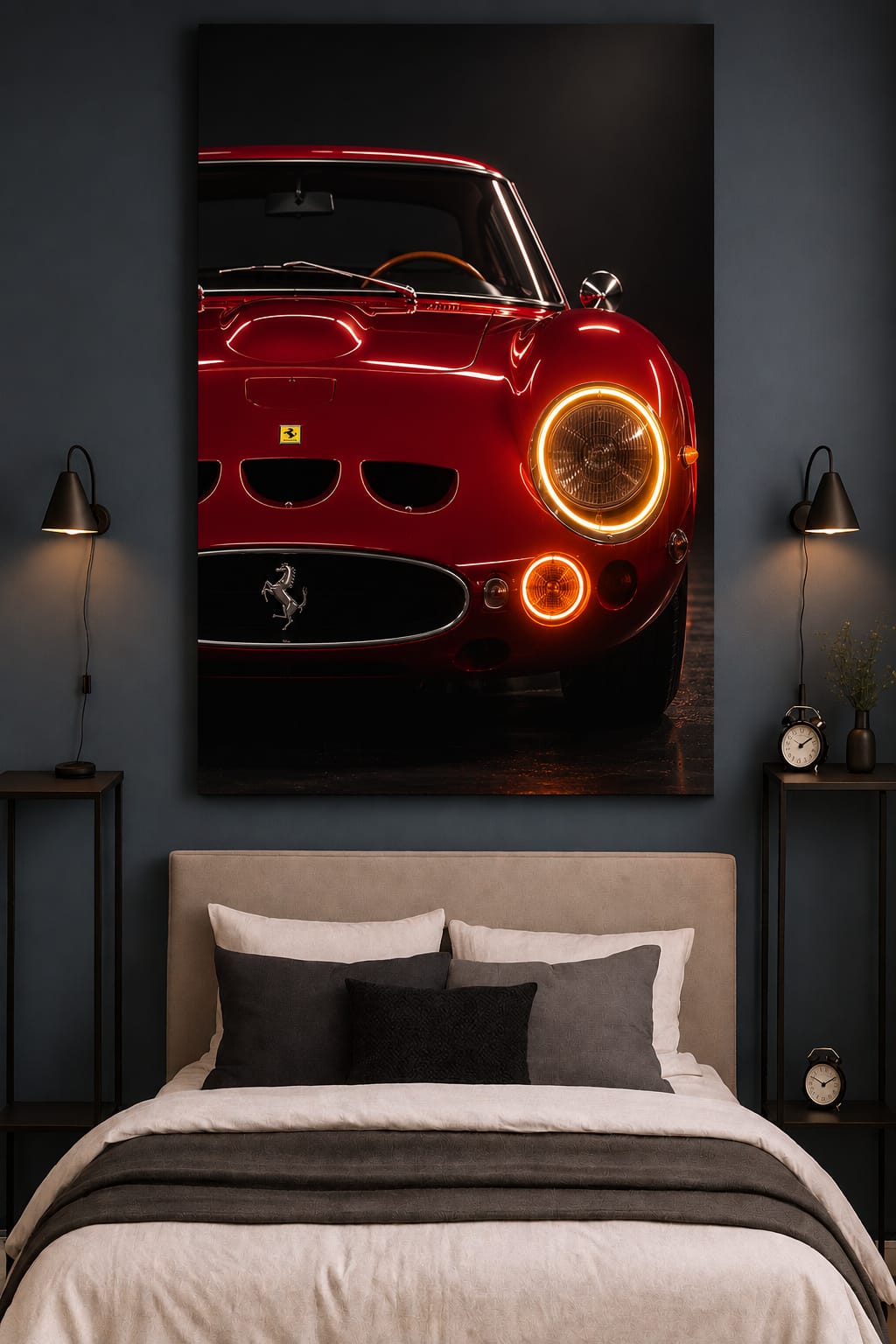 Ferrari 250 GT California Spyder – Classic Red Ferrari Vintage Car Wall Art Neonsignsindia