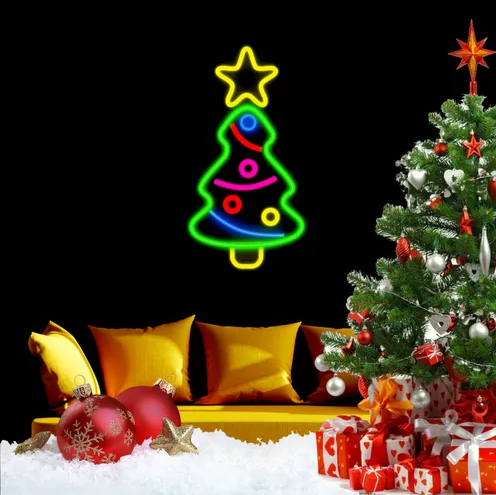 Christmas Tree Neon Sign (12*18 inches) Neonsignsindia