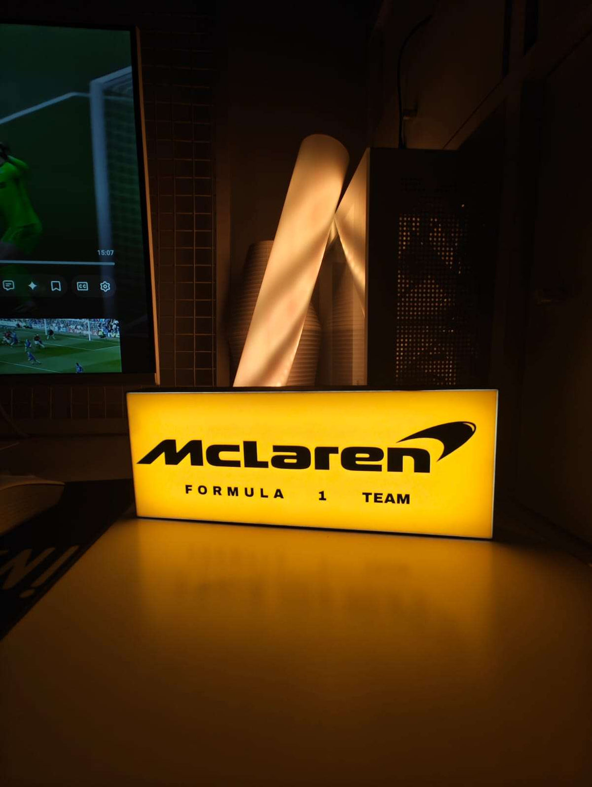McLaren F1 Inspired Racing Desk Lamp – Premium Ambient Lighting for Speed Lovers - LED Neon Sign