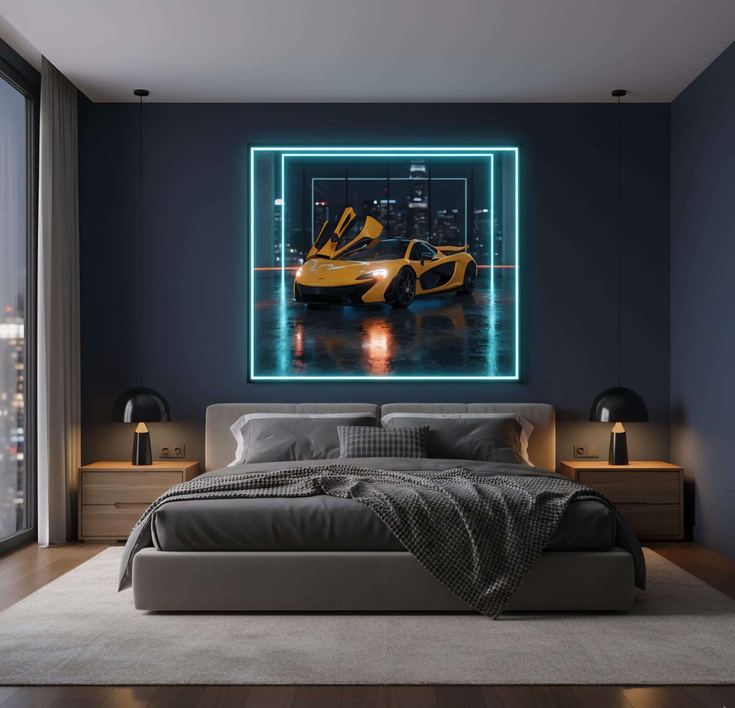 McLaren P1 Neon Poster Neonsignsindia