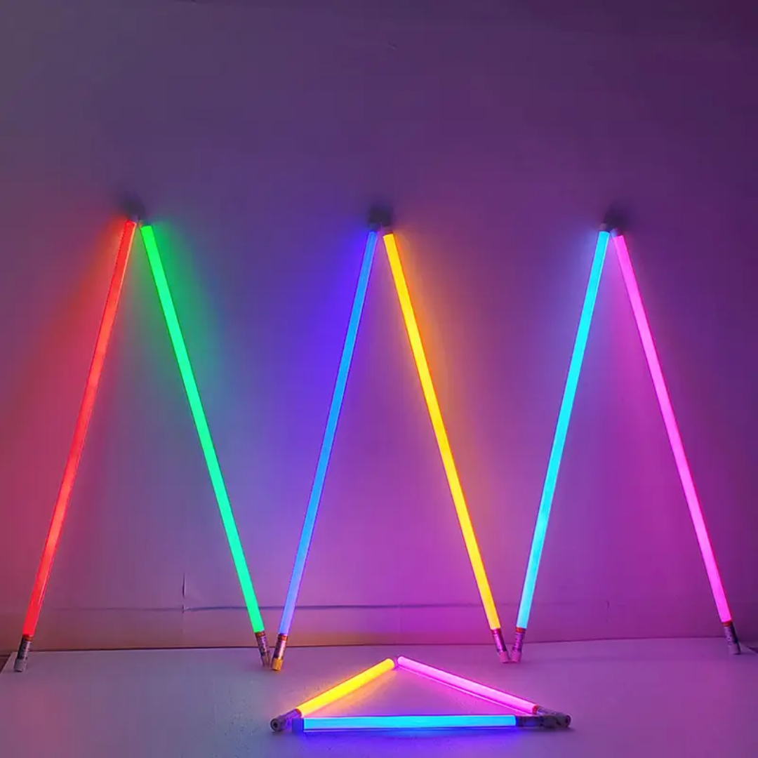 360° RGB Flow Effect unbreakable material tube (Size 46 Inch tall 1 Inch Broad)