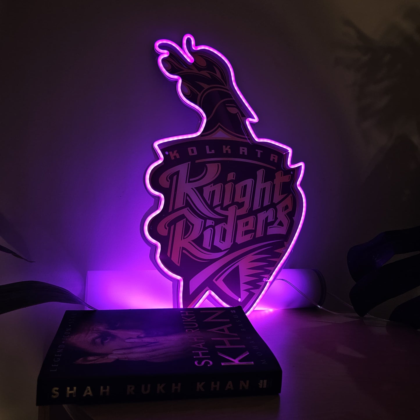 IPL Cricket KKR Kolkata Knight Riders Uv Print Neon
