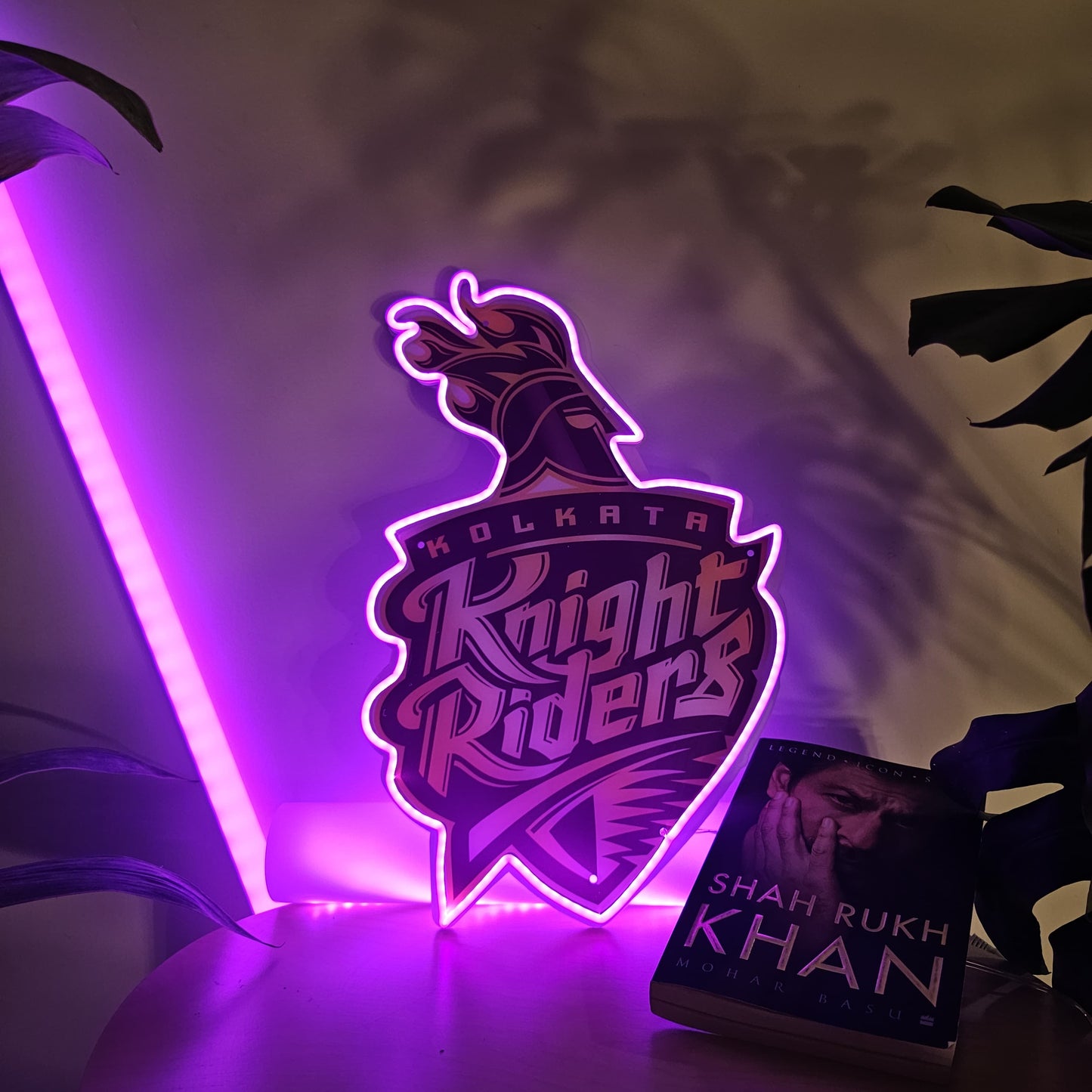 IPL Cricket KKR Kolkata Knight Riders Uv Print Neon