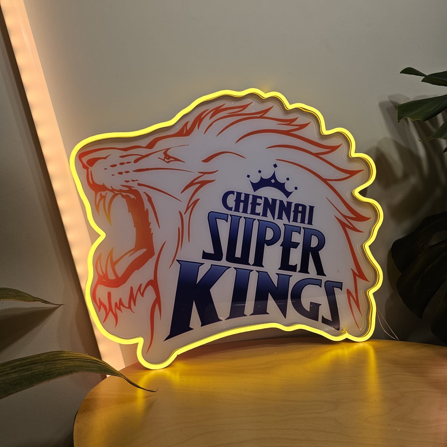 IPL Cricket Csk Chennai Super Kings Uv Print Neon