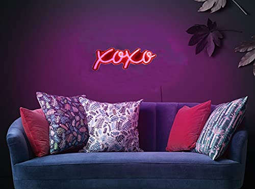 XOXO Night Lights (5x12 inches) Neonsignsindia