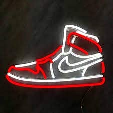 Jordan Shoes Neon sign