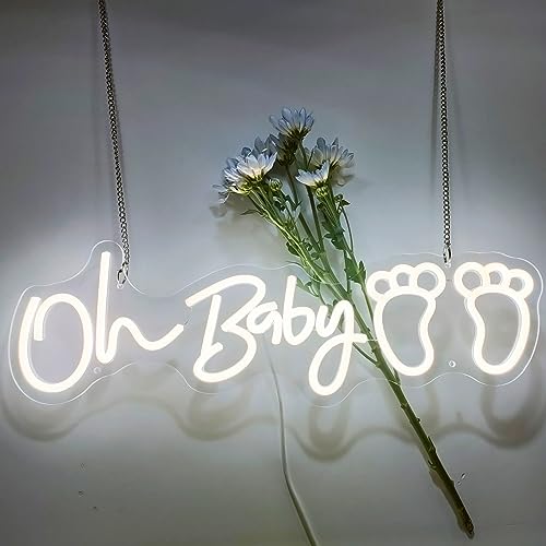 Oh Baby Neon Sign 20 x 6.5 inches
