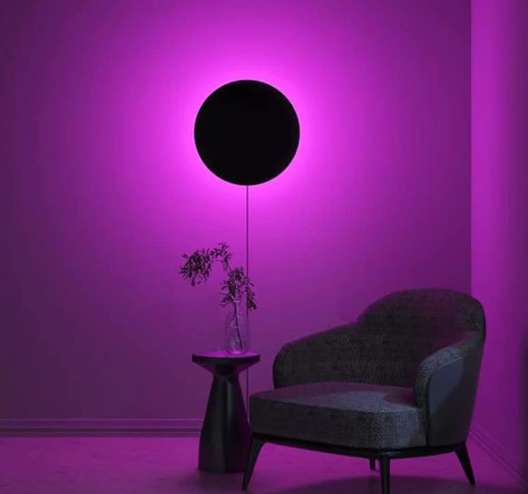 Circular Light , RGB Corner Hanging lamp Pack of 1 (11x11 inches)