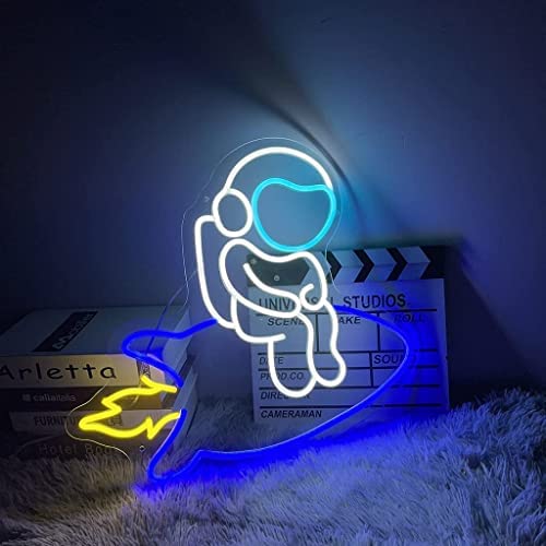 Astronaut Rocket Neon sign India 16 x 14 Inches