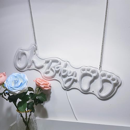 Oh Baby Neon Sign 20 x 6.5 inches
