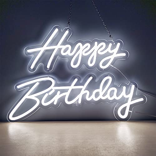 Happy Birthday Neon Light Sign (14x18 inches)