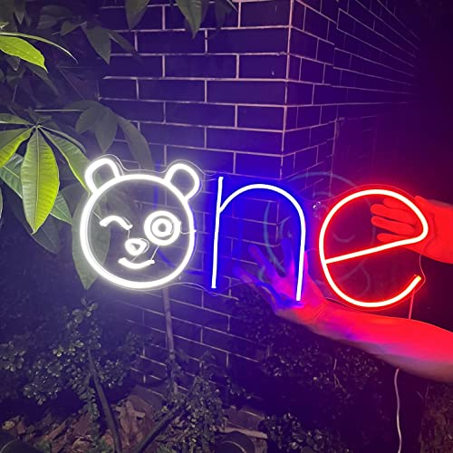 One Neon Sign,(24.8 x 9.8 inches))