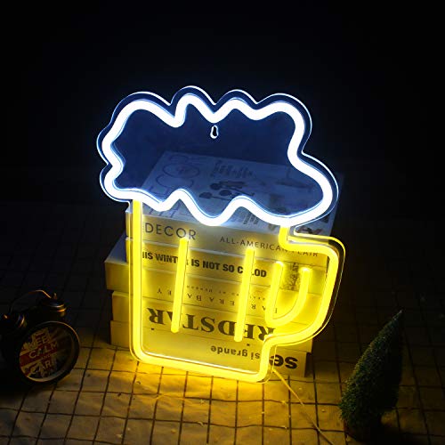 Beer Neon Signs (14.2”x12.2”) - Neonsignsindia