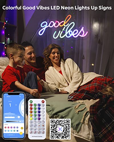 Good Vibes Neon Signs 9*12 inches