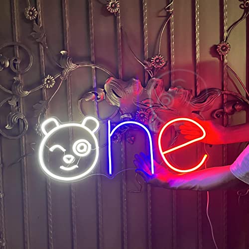 One Neon Sign,(24.8 x 9.8 inches))