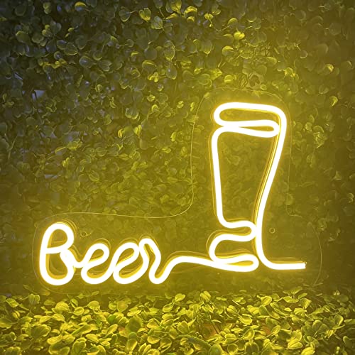 Beer Glass Neon Sign (9x12 inches)