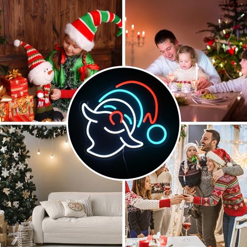 Santa Claus Neon Sign - Size 14x12 inch