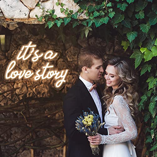 Its a Love Story Neon Sign 15.7 x 11.8 Inches