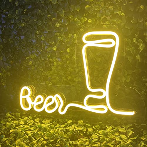 Beer Glass Neon Sign (9x12 inches)