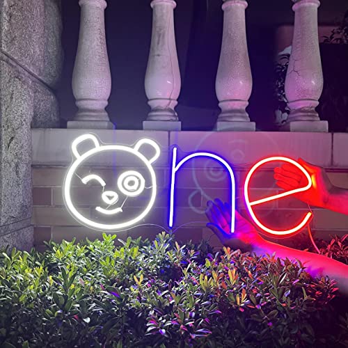 One Neon Sign,(24.8 x 9.8 inches))