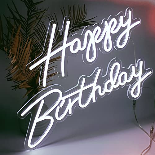 Happy Birthday Neon Light Sign (14x18 inches)