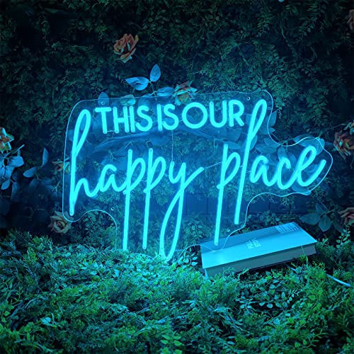 This is our Happy Place Neon Sign