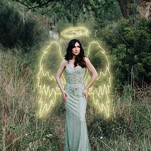 Angel Wings Neon Sign 3x3 feet