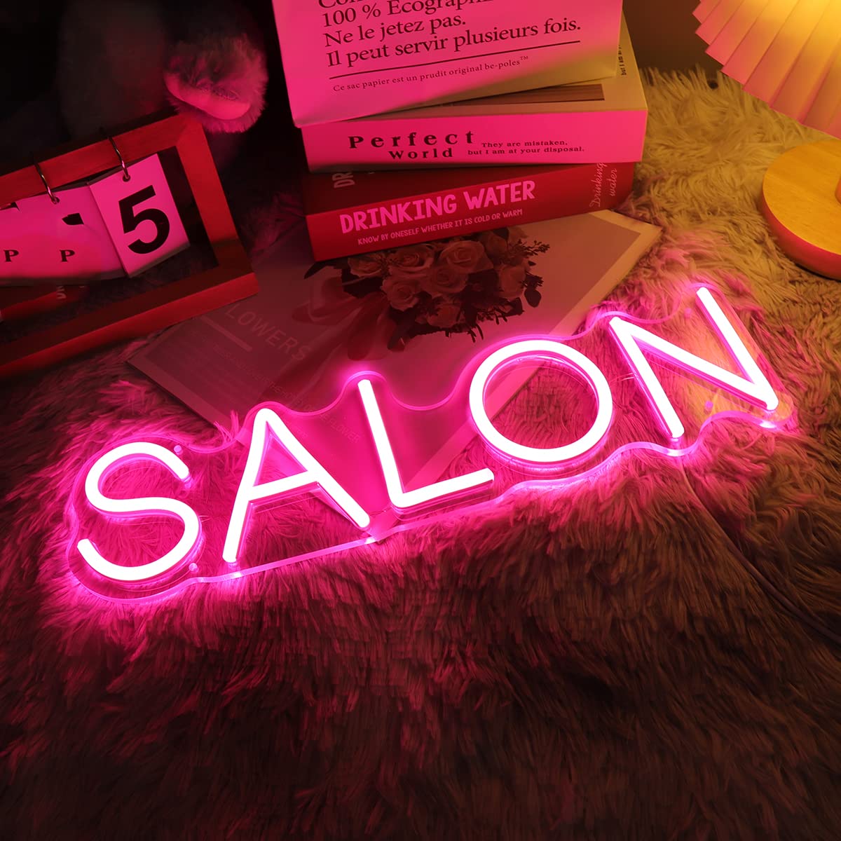 SALON Neon Sign Light (8x18 inches)