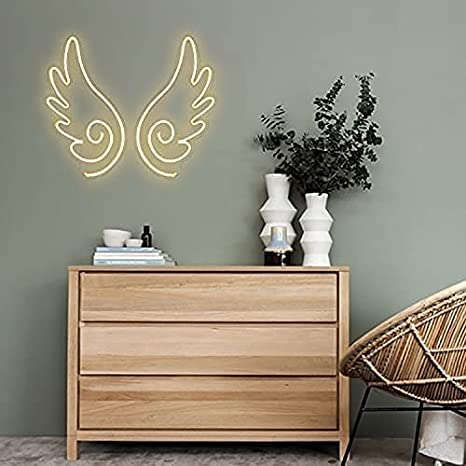 Angel Wings Neon Sign(30×12 inches) Neonsignsindia