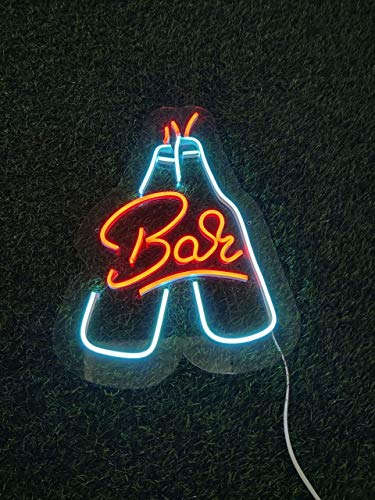 Bar Neon Signage 1ft. x 1.5ft - Neonsignsindia