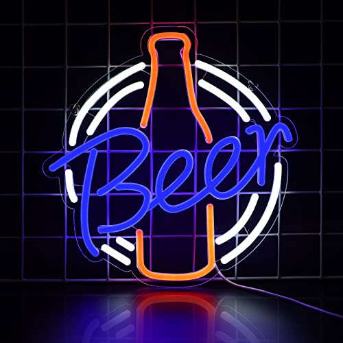Beer Bar Decor Neon Signs 11x11 inches Neonsignsindia