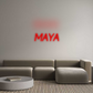 Customised Neon Sign MAYA