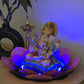 Lotus LED Decor Base for Idols & Festive Setup (Ganesh Chaturthi, Diwali, or home mandirs)