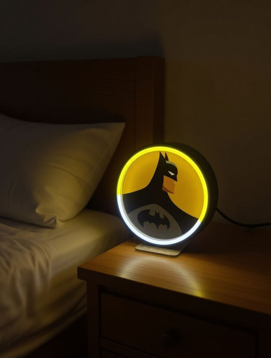 Batman LED Neon Night desk Lamp – Superhero Bedside Light