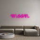 Customised Neon Sign MOON