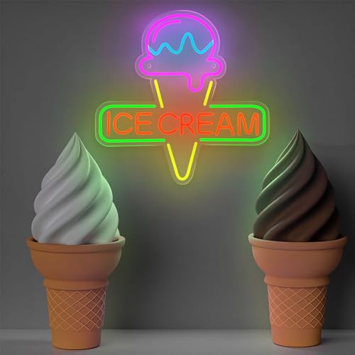 Neon Signs Icecream (15.7" × 15.7")