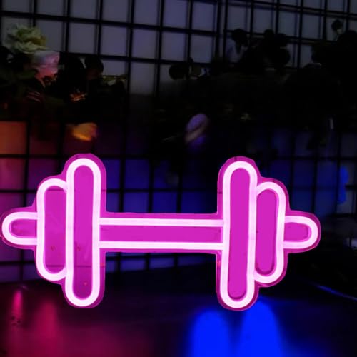 Gym (Dumbbell) Neon Sign (7*15 inches)