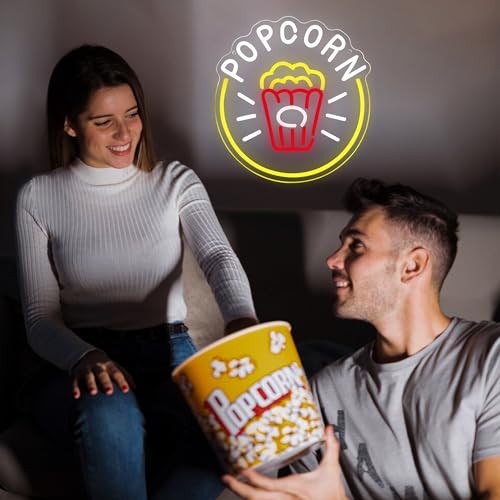 Popcorn Neon Signs (13x12.2in)