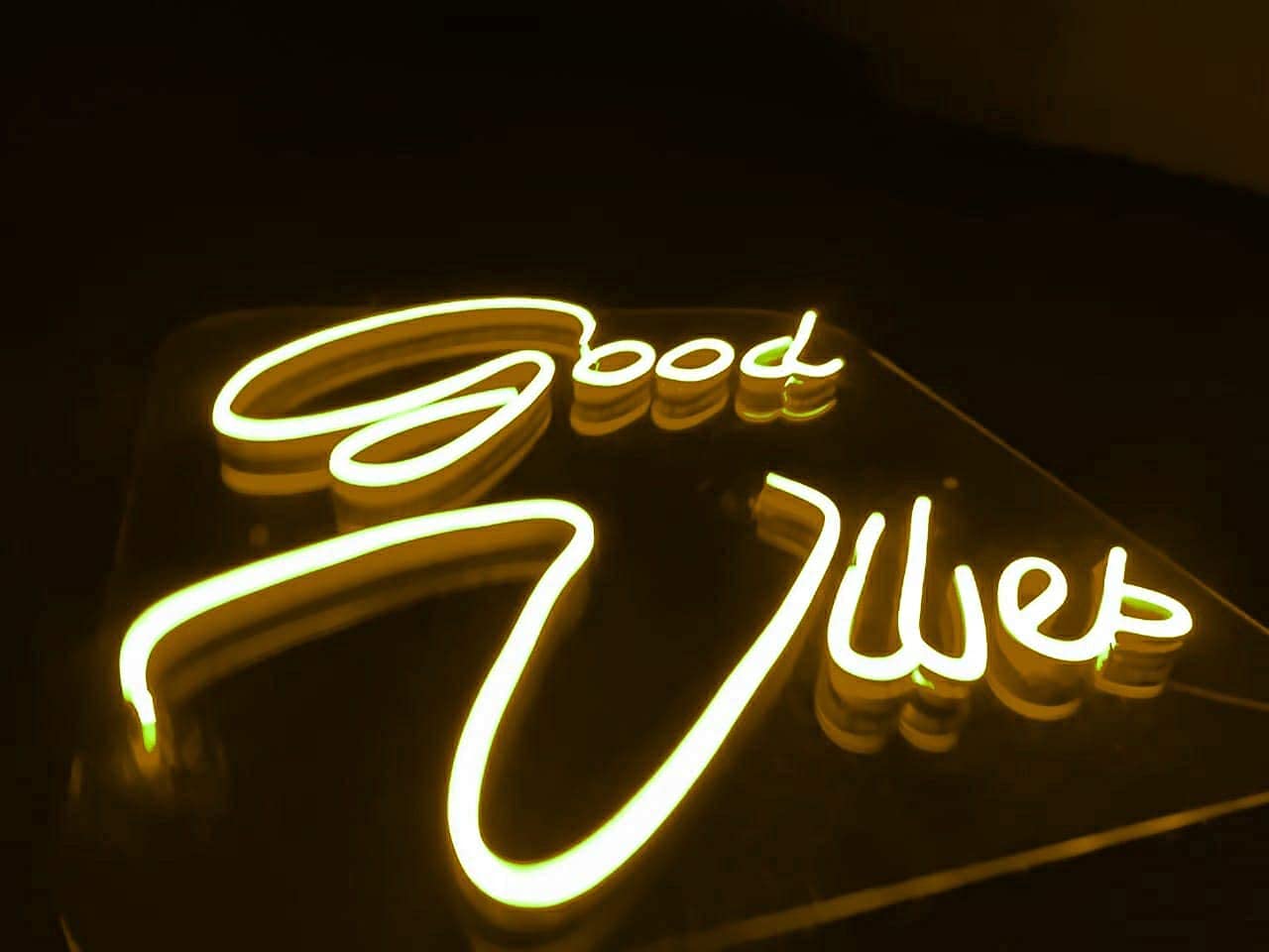 Good Vibes led Light (WARM WHITE) 12x12 inches