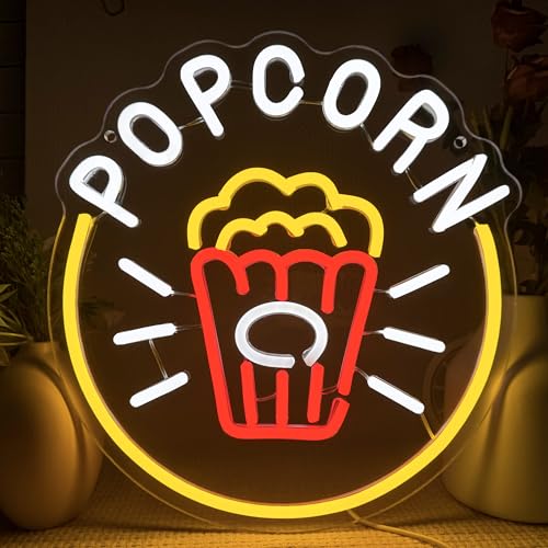 Popcorn Neon Signs (13x12.2in)