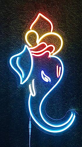 Ganesh Ji Neon Signs (12x18 inches)