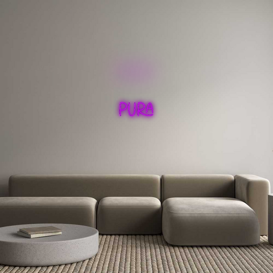 Customised Neon Sign Pura