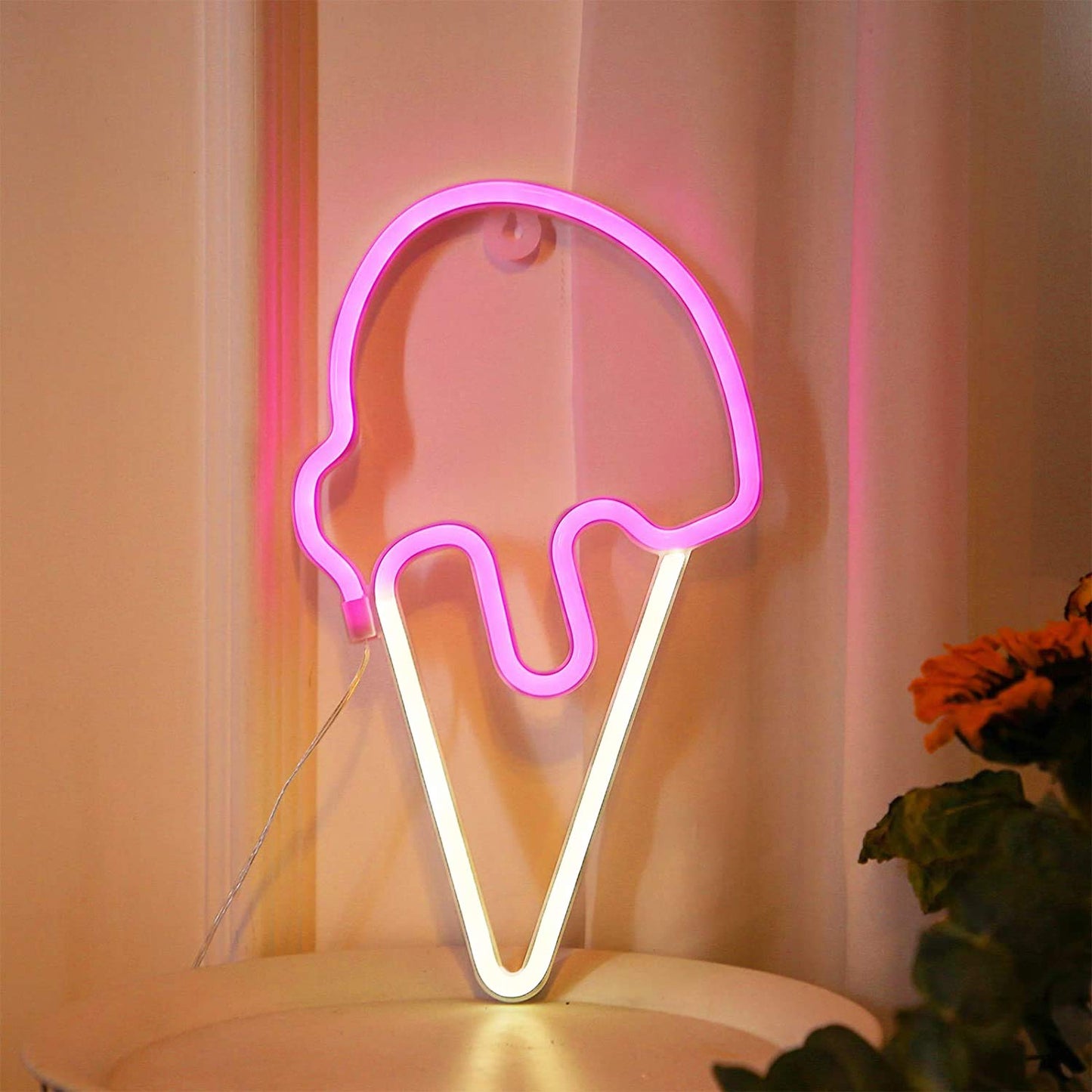 Ice Cream Signs Neon Lights (6*12 inches)