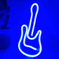 Guitar Neon Sign (5x11 inches)